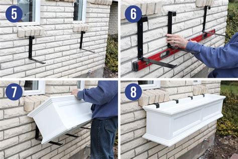 how to install window boxes